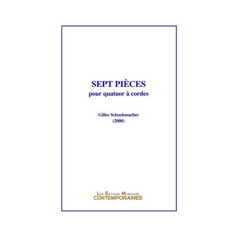 SEPT PIÈCES POUR QUATUOR À CORDES