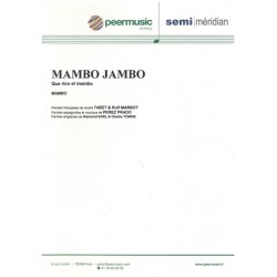 Sheet music MAMBO JAMBO
