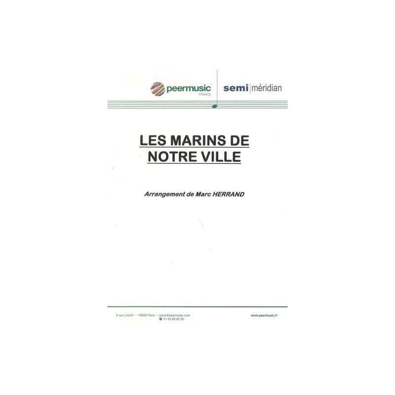 Sheet music LES MARINS DE NOTRE VILLE Les Compagnons de la Chanson