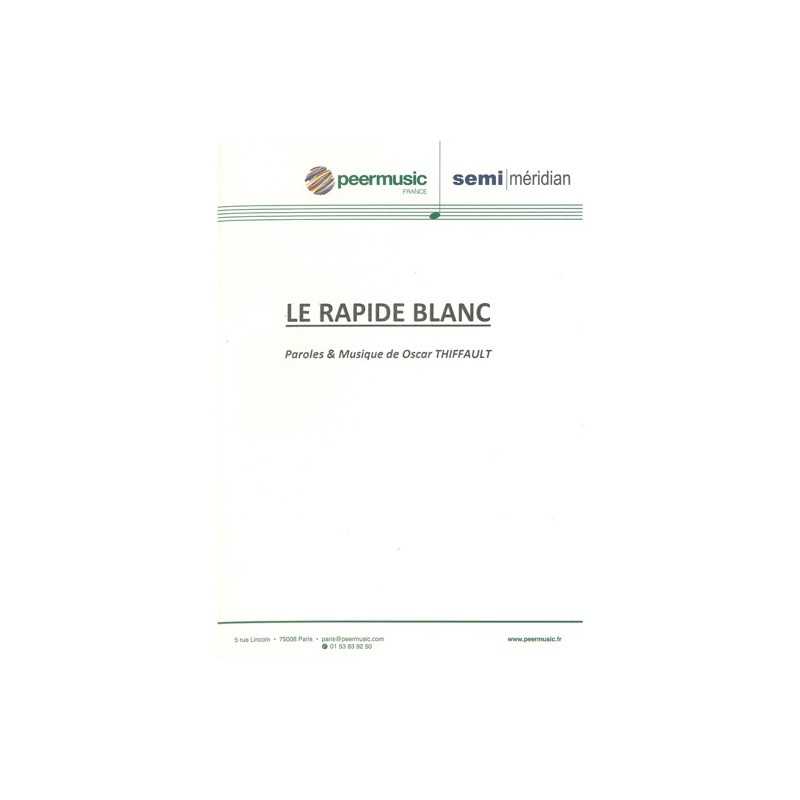 Sheet music LE RAPIDE BLANC Marcel Amont