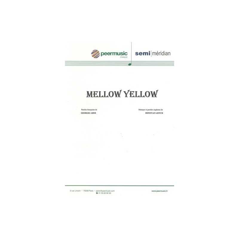 Sheet music MELLOW YELLOW Donovan