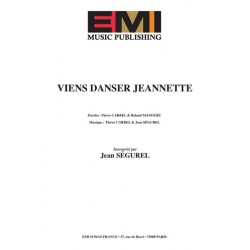 Sheet music VIENS DANSER JEANNETTE Jean Ségurel