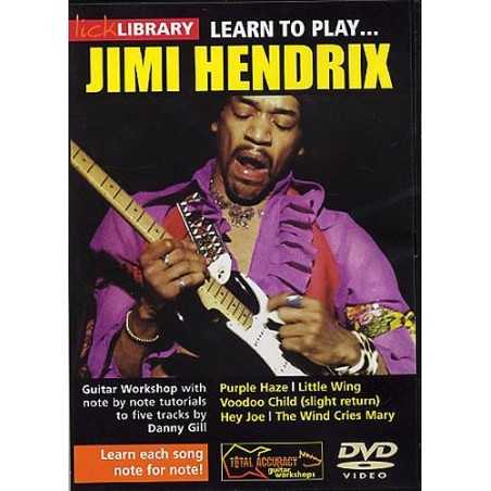 DVD LEARN TO PLAY JIMI HENDRIX