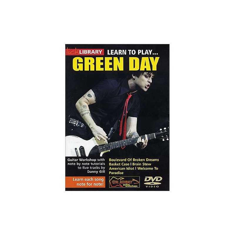 DVD LEARN TO PLAY GREEN DAY