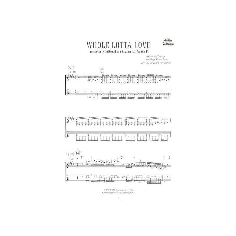 WHOLE LOTTA LOVE (TAB)