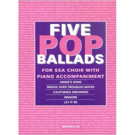 FIVE POP BALLADS (SSA)