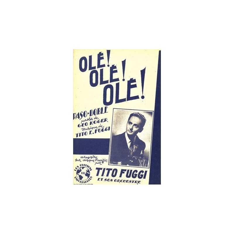 Partition OLÉ OLÉ OLÉ Tito FUGGI