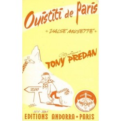 Partition OUISTITI DE PARIS