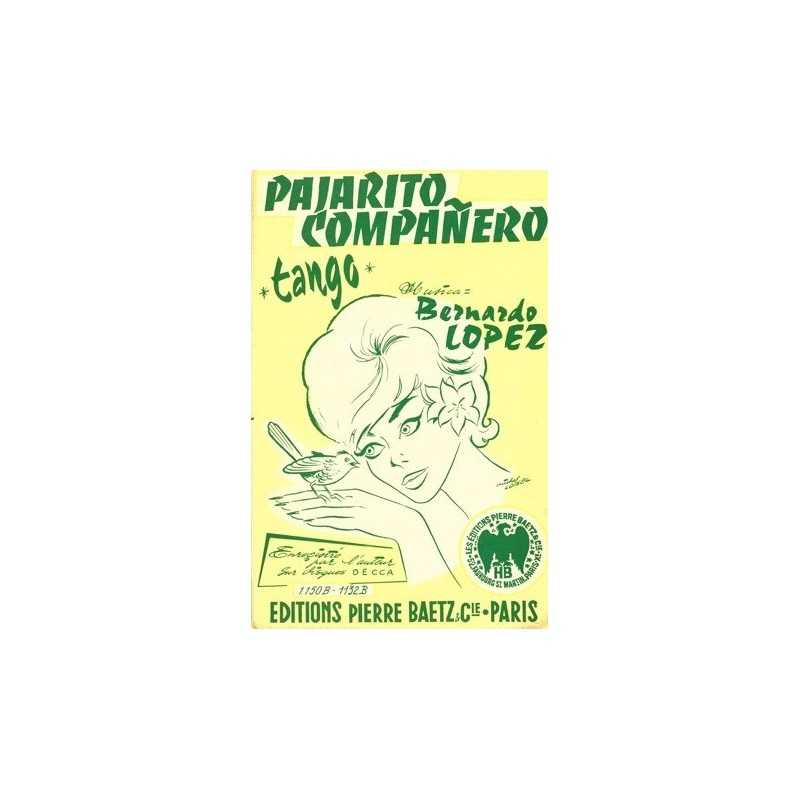 Partition PAJARITO COMPANERO Bernardo LOPEZ
