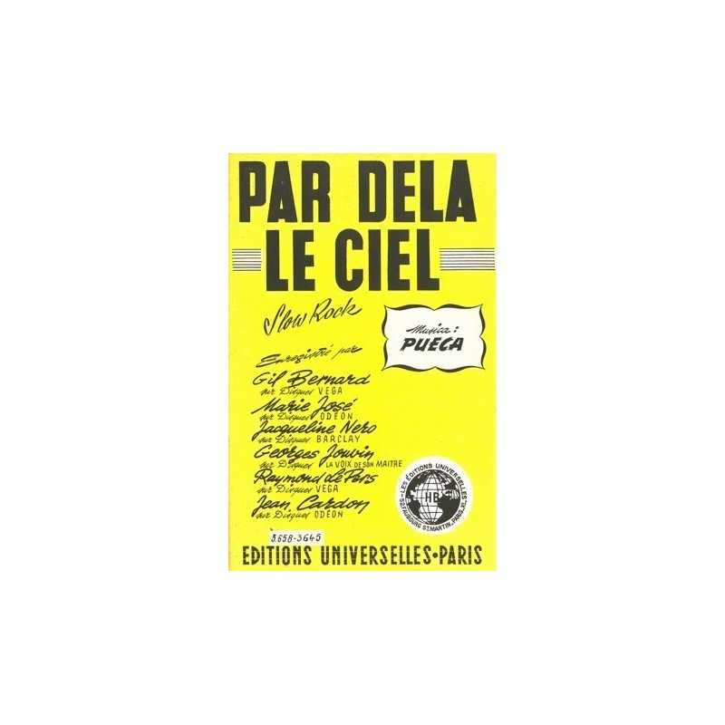 Partition PAR DELÀ LE CIEL MARIE-JOSÉ