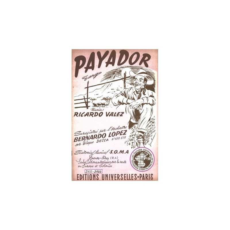 Partition PAYADOR Bernardo LOPEZ