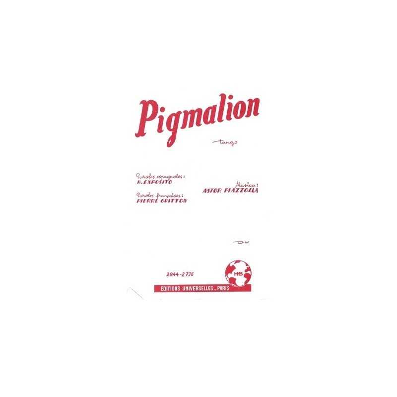 Partition PIGMALION Astor PIAZZOLLA