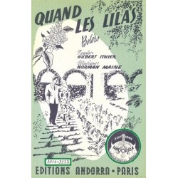 Partition QUAND LES LILAS