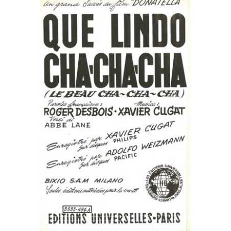 QUE LINDO CHA CHA CHA - CANASTA CHA CHA