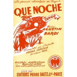 Partition QUE NOCHE Primo CORCHIA