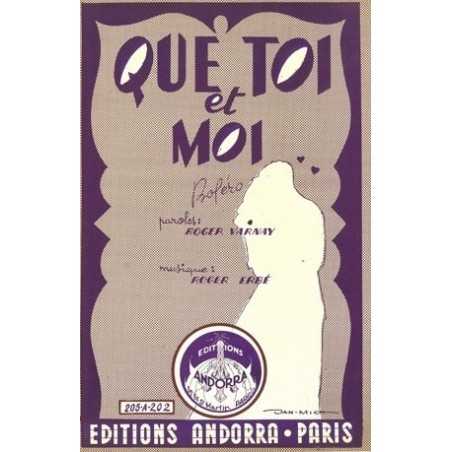QUE TOI ET MOI - JE SAIS QUE TES YEUX