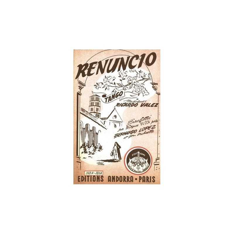 Partition RENUNCIO Bernardo LOPEZ