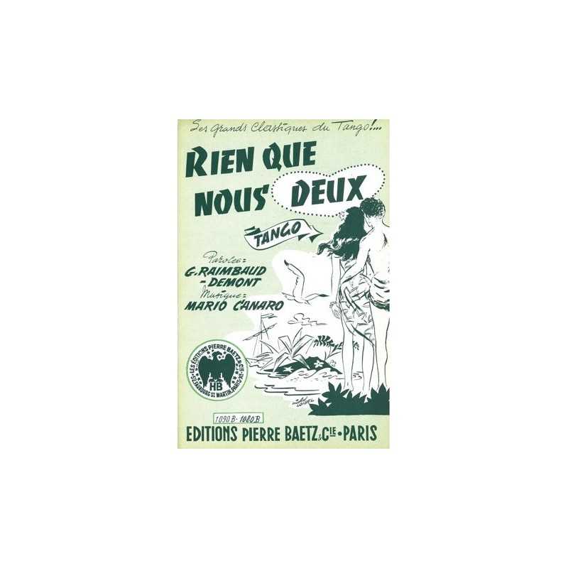 Partition RIEN QUE NOUS DEUX