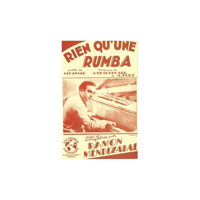 Partition RIEN QU'UNE RUMBA Ramon MENDIZABAL