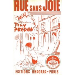 Partition RUE SANS JOIE