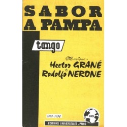 Sheet music SABOR A PAMPA
