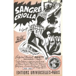 Partition SANGRE CRIOLLA