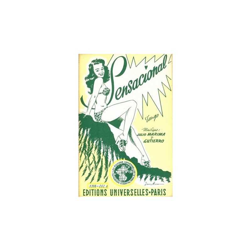 Sheet music SENSACIONAL