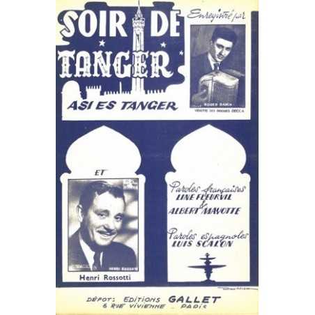 SOIR DE TANGER - AU CARREFOUR DU BONHEUR