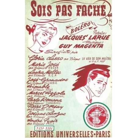 SOIS PAS FACHÉ - CE SOIR