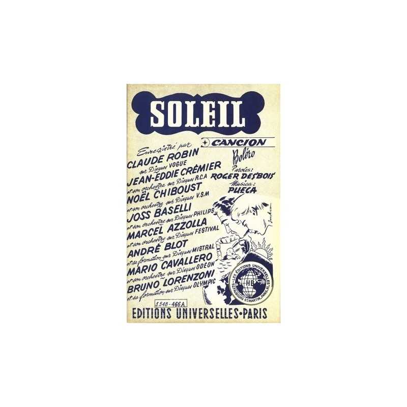 Partition SOLEIL Marcel AZZOLA