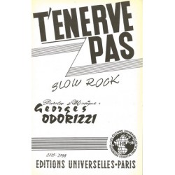 Partition T'ENERVE PAS