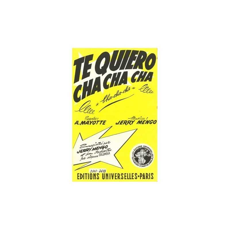 Partition TE QUIERO CHA CHA CHA Jerry MENGO