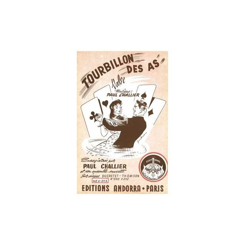 Partition TOURBILLON DES AS Paul CHALLIER
