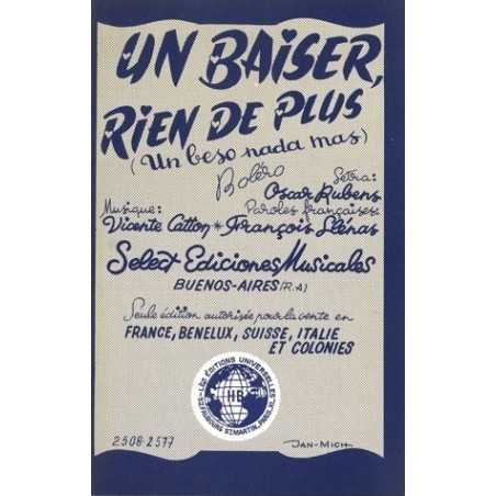 UN BAISER RIEN DE PLUS - PAMPA BOLÉRO