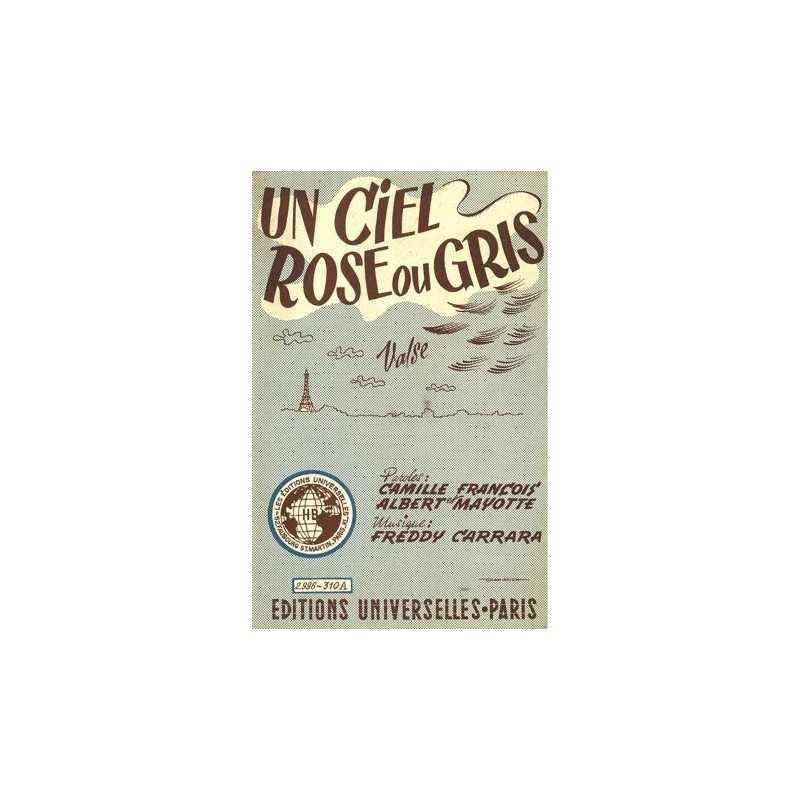 Partition UN CIEL ROSE OU GRIS