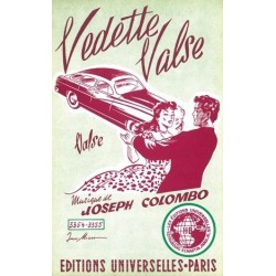Partition VEDETTE VALSE
