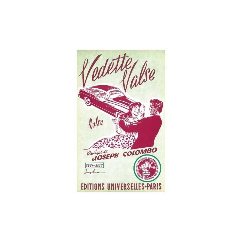 Partition VEDETTE VALSE