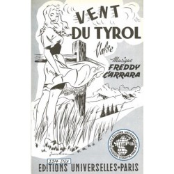 Partition VENT DU TYROL