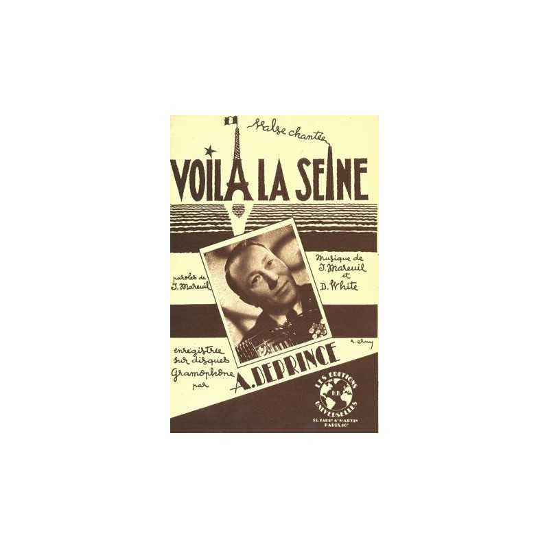 Partition VOILA LA SEINE Adolphe DEPRINCE