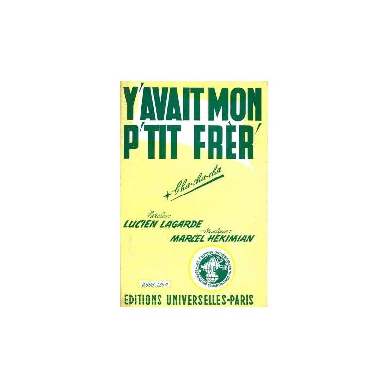 Partition Y 'AVAIT MON P'TIT FRÈR