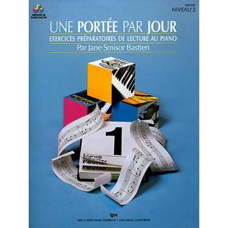 MÉTHODE DE PIANO BASTIEN : UNE PORTÉE PAR JOUR - NIVEAU 2