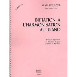INITIATION À L'HARMONISATION AU PIANO VOL.3 Odette Gartenlaub