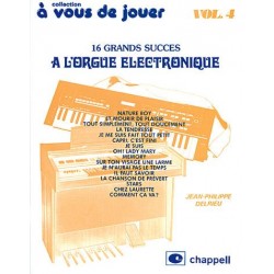 Méthode À VOUS DE JOUER À L'ORGUE ÉLECTRONIQUE VOL.4 Jean-Philippe Delrieu