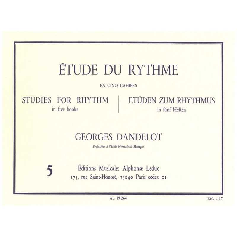 Georges Dandelot ÉTUDE DU RYTHME VOL.5