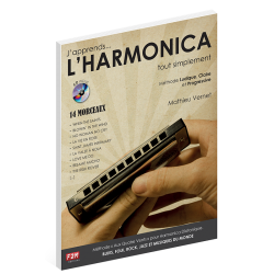 Méthode J'APPRENDS L'HARMONICA Mathieu Vernet