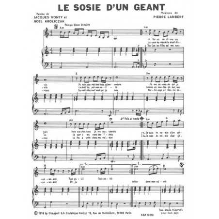 LE SOSIE D'UN GÉANT