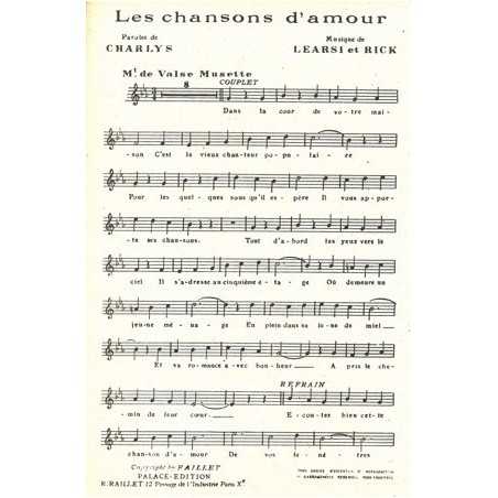 LES CHANSONS D'AMOUR
