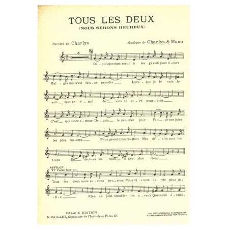 TOUS LES DEUX (NOUS SERONS HEUREUX)
