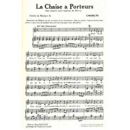 LA CHAISE À PORTEURS