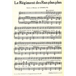 Partition LE RÉGIMENT DES RAN-PLAN-PLAN